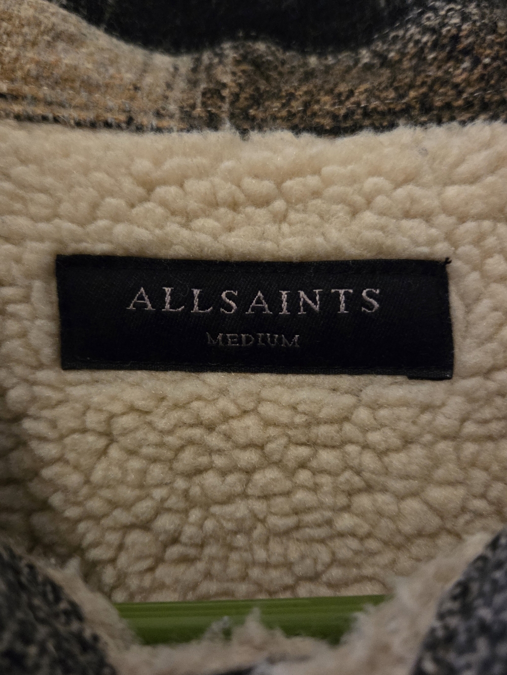 All Saints Wool Button Jacket - Picture 3 of 4